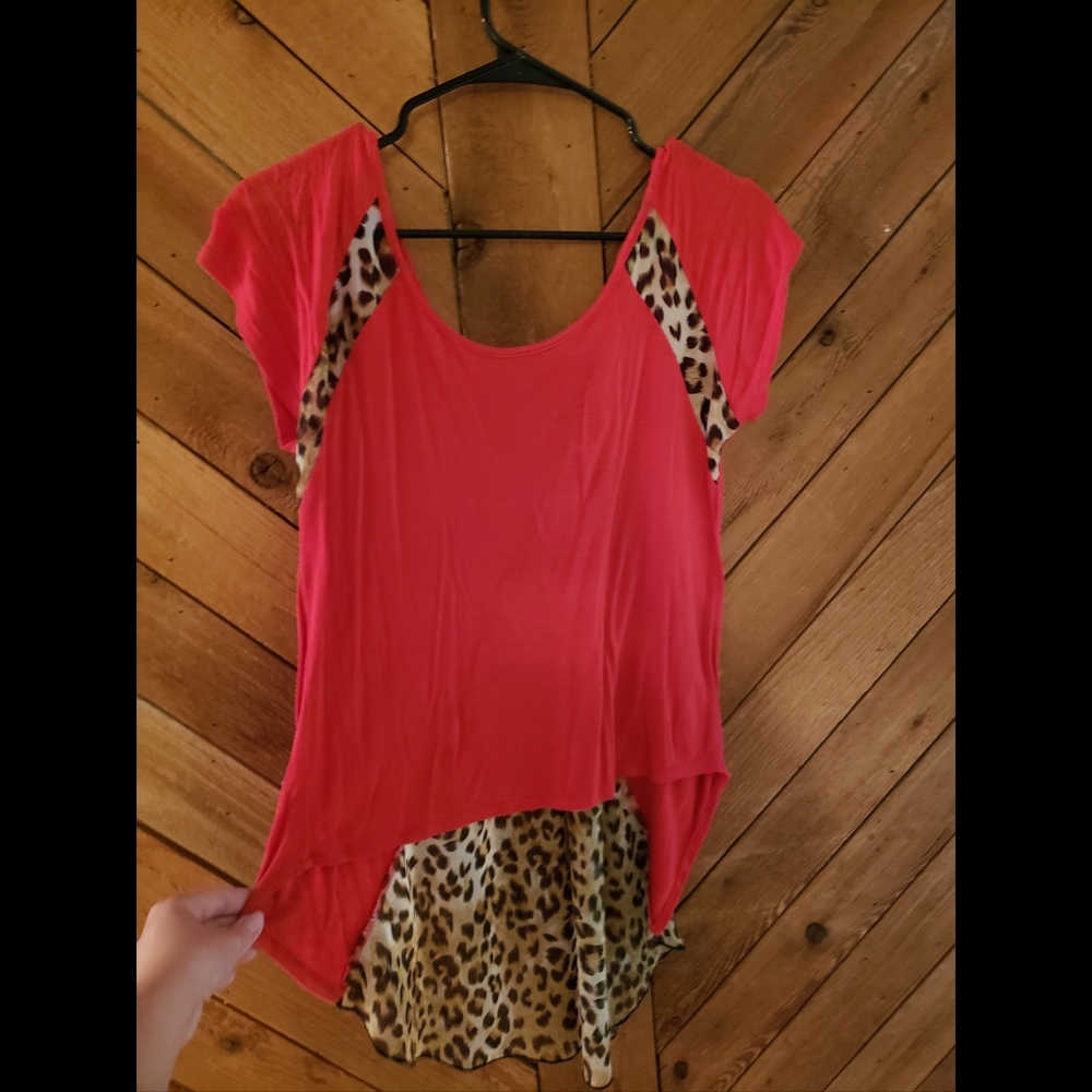 Animal print dress top